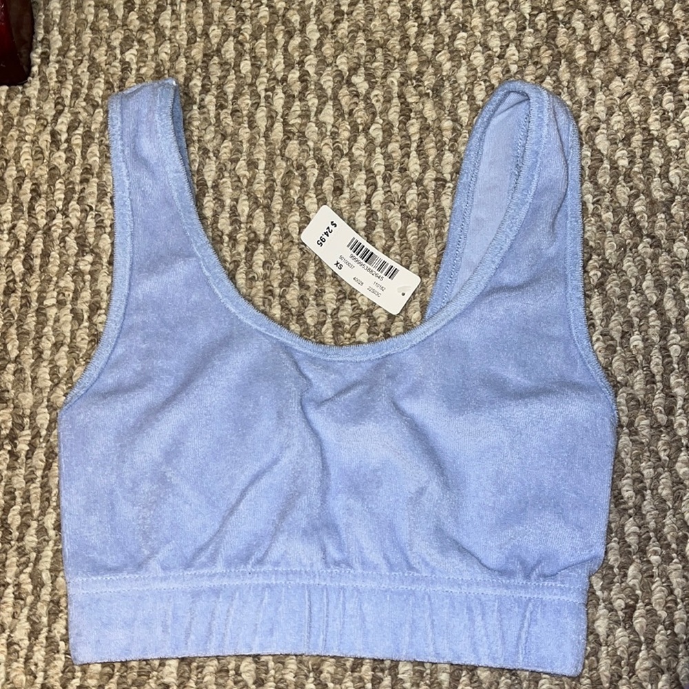 Brand new la Vie en Rose terry towel top size xs